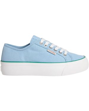 Calvin Klein Vulc Flatform CTN Logo Tag Yw0yw01838 - Nero