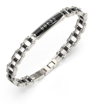 Guess Gemengd Analoog Kwartshorloge Met Armband In Jumb04412jwstgmt-u - Metallic