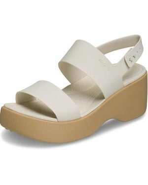 Crocs™ , Brooklyn Sky Sandal, Frappé/cashew, 3 Uk - Metallic