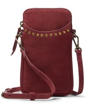 Clarks Utility Phone Leather Accessories - Red