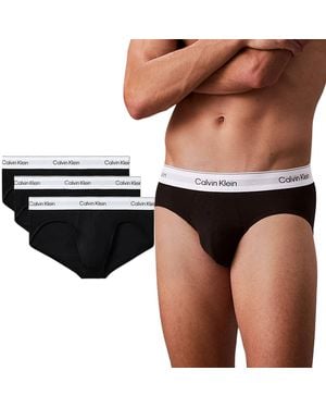 Calvin Klein Lot De 3 Slips Icon Hip - Noir