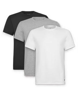 Ted Baker S 3-Pack Breathable Cotton Stretch Crew Neck T-Shirt - Weiß