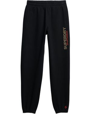 Superdry Sportswear Boyfriend Jogger Hose - Schwarz
