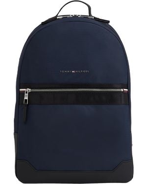 Tommy Hilfiger Hombre Mochila Elevated Nylon Equipaje de mano - Azul