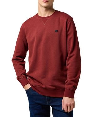 Wrangler Sign Off Crew Sweatshirt - Red