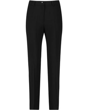 Gerry Weber Klassische Stoffhose mit Bügelfalten 7/8 Länge Schwarz 42