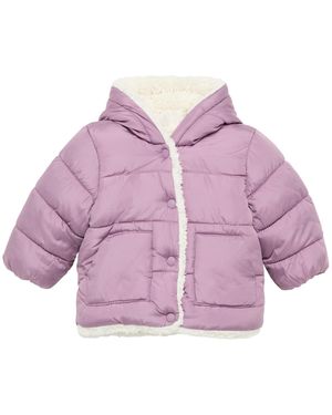S.oliver Steppjacke mit Teddyplüsch-Futter Lavendel 74 - Lila