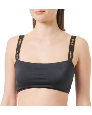 HUGO Boss Sparkling Bandeau Bikini Topriangle - Black