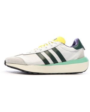 adidas Sneakers Bianche/Giallo Uomo Country - Blu