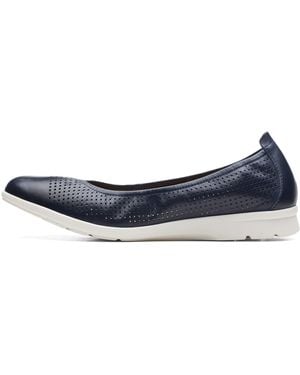 Clarks Merliah Style Heeled Sandal - Blue