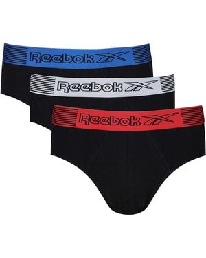 Reebok Herren Slips in Schwarz aus Baumwolle - Nero