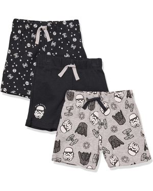Amazon Essentials Disney | Marvel | Star Wars Pantaloncini Bimbo - Nero