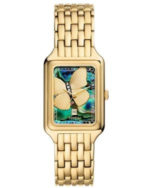 Fossil Raquel Three-hand Date Stainless Steel Watch - Metallic