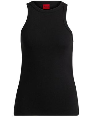 HUGO The Plain Tank - Schwarz
