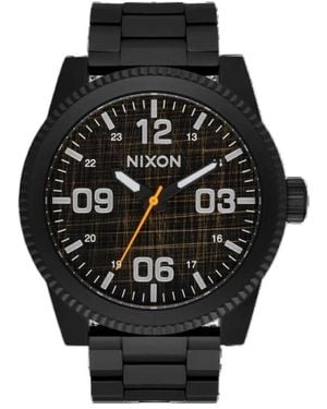 Nixon Analog Uhr mit Edelstahl Armband A346-5305-00 - Schwarz