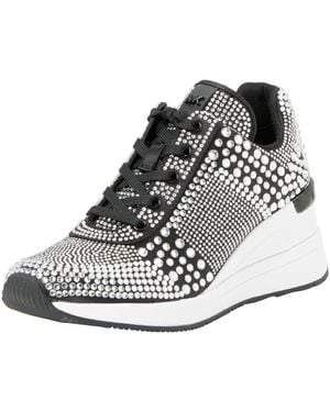 Michael Kors 43H3GEFS5D-001 Georgie Crystal Trainer Donna - Nero