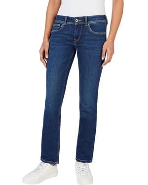 Pepe Jeans Rise Slim Fit Jeans - Blue