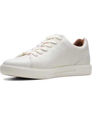 Clarks Mens Un Costa Lace Trainer - White