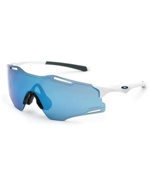 Oakley Oo9512d Cybr Zero Rectangular Sunglasses - Blue