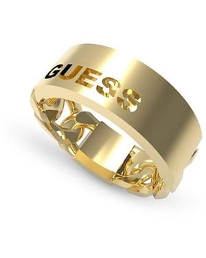 Guess Bague standard pour homme - Métallisé