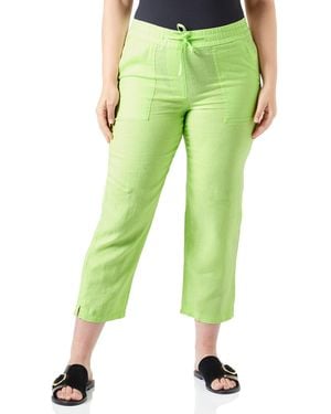 Gerry Weber 7/8 Leinenhose Easy Fit unifarben 7/8 Länge Light Lime 34 - Grün