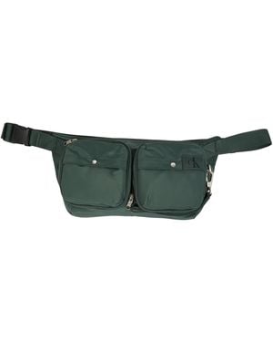 Calvin Klein Bolso Crossbody Hombre Packable Messenger Sling 2 en 1 Plegable - Verde