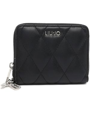 Liu Jo Liu Jo Portafoglio donna Astilbe M zip around trapuntato nero A24LJ20 AF3363 NERO