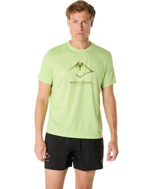 Asics Fujitrail Logo Ss Top T-shirt - Green