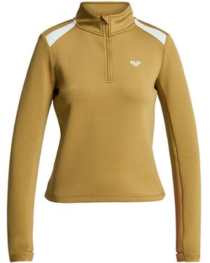 Roxy Technical Long Sleeve Top for - Langärmliges Funktions-Oberteil - Frauen - S - Gelb