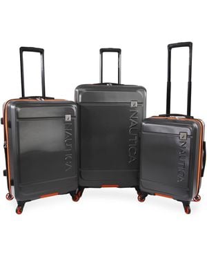 Nautica Roadie 3-teiliges Gepäck-Set - Schwarz