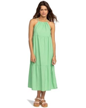 Roxy Midi Dress for - Abito di media lunghezza - Donna - L - Verde