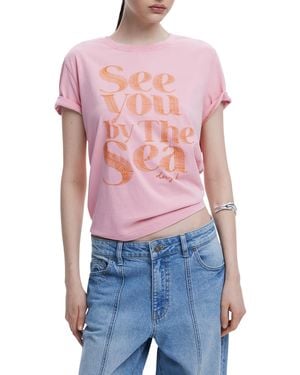Desigual 25WWTKX2 Bluse - Rot