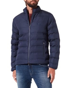 Hackett Lw Moto Jacket - Blue