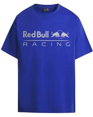 Pepe Jeans Red Bull Racing X RBR Logo Driver Tee T-Shirt - Blu
