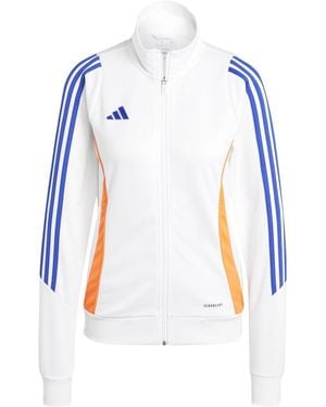 adidas S Tiro24 Trjktw Tracksuit Top White 16 - Blue