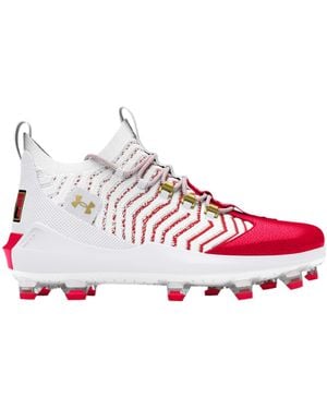 Under Armour Harper 9 Pro Tpu - Men's (white/red/metallic Gold), White/red/metallic Gold, 12 Uk