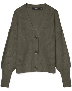 Vero Moda Female Strickjacke VMLEA Strickjacke - Grün