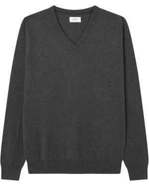 Springfield Jersey Básico Cuello en V Gg12 Pico - Negro