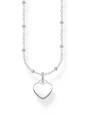Thomas Sabo Collana con ciondolo a forma di cuore - Metallizzato