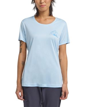 Jack Wolfskin Peak Graphic T W T-shirt - Blue