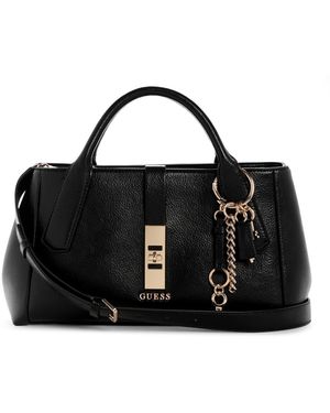 Guess Brooke High Society Satchel Ranzen - Schwarz