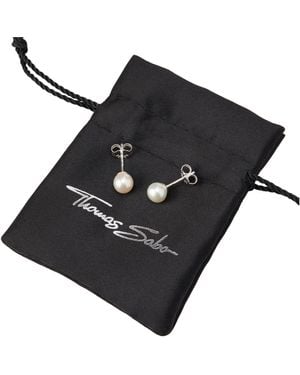 Thomas Sabo Boucles d'oreilles Ear Studs Pearl H1430-028-14 mid-38339 Marque - Noir