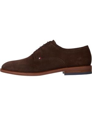 Tommy Hilfiger Zapatos Derby Hombre Thunit de ante - Negro