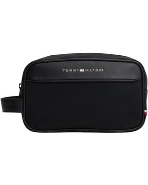 Tommy Hilfiger Th Foundation Washbag Am0am13747 Washbag - Zwart