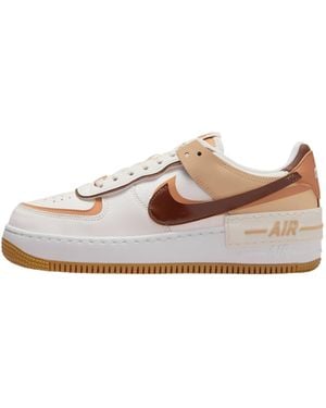 Nike S Air Force 1 Shadow Trainer - White