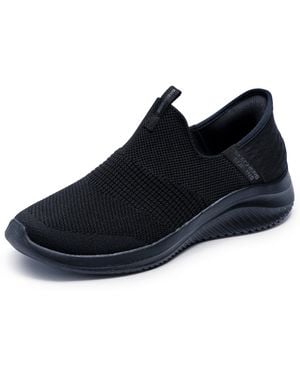 Skechers Ultra Flex 3.0 Cosy Streak Trainer - Black