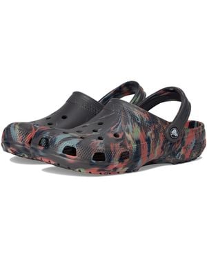 Crocs™ Classic Marbled Tie-dye Clog - Black