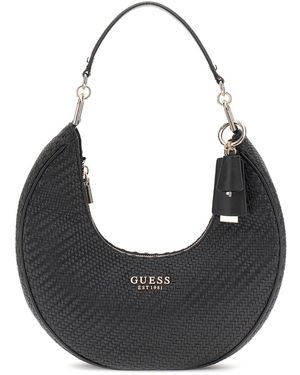 Guess Mirema Hobo Shoulder Bag Black - Noir