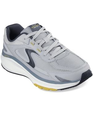 Skechers Vertex Trainers S Grey Lth/pu/m 8 Uk