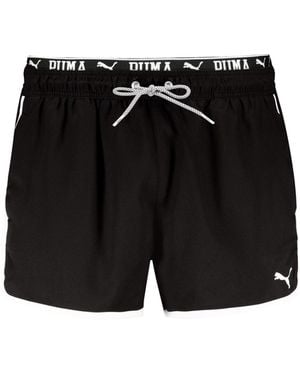 PUMA Swim Track Short Shorts 1P - Schwarz